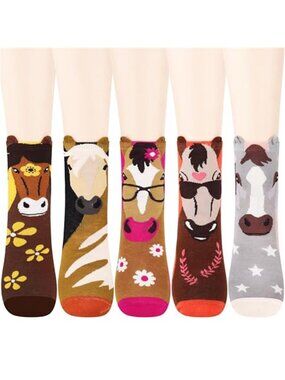 Cute Cat Gifts for Women Animal Cat Socks Wife Mom Girlfriend Daughter